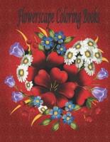 Flowerscape Coloring Book