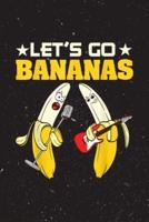 Final Planning Book Funny Let's Go Bananas Party Bananas Singing Guitar