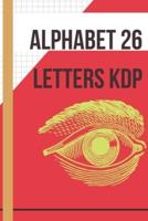 Alphabet 26 Letters KDP