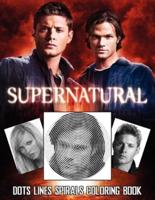 SUPERNATURAL dots lines spirals coloring book: SUPERNATURAL coloring book