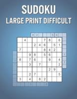 Sudoku Large Print Difficult