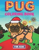 Pug Coloring Book For Kids