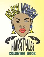Black Women Hairstyles Coloring Book