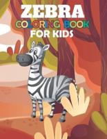 Zebra Coloring Book for Kids