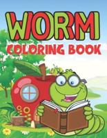 Worm Coloring Book