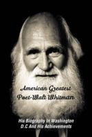 American Greatest Poet-Walt Whitman