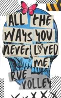 All The Ways You Never Loved Me