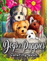 Dogs and Puppies Coloring Book: An Adult Coloring Book Featuring Fun and Relaxing Dog and Puppy Designs