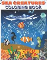 Sea Creatures Coloring Book