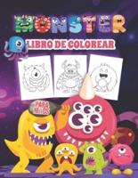 Monster Libro de Colorear para Niños: Libro para colorear de monstruos terroríficos para niños de todas las edades. Regalos de monstruos perfectos para los niños pequeños que adoran los monstruos