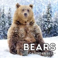 Bears Calendar 2021: 16-Month Calendar, Cute Gift Idea For Bear Lovers Women & Men