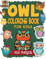 Owl Coloring Book For Kids