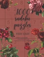 1000 Sudoku Puzzles: Very Easy: a book filed with brain teasers for women of all ages