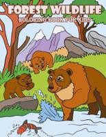Forest Wildlife Coloring Book For Kids