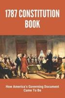 1787 Constitution Book