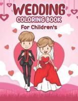 Wedding Coloring Book for Children's