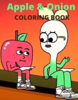 Apple & Onion COLORING BOOK: Fun Coloring Book For Kids and Adults