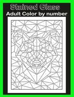 Stained Glass: Color By Number Adult Coloring Book for Stress Relief, Relaxation