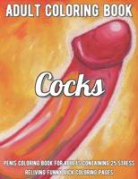 Cocks Coloring Book