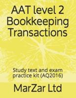 AAT Level 2 Bookkeeping Transactions