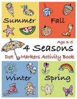 4 Seasons Dot Markers Activity Book Age 3-5