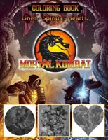Mortal Kombat Lines Spirals Hearts Coloring Book