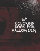 my coloring book for halloween : Coloring Book for kids