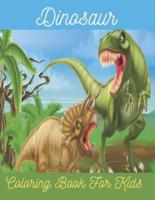 Dinosaur Coloring Book For Kids : Dinosaur Coloring Book with 100 Unique Illustrations Including