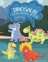 Cutest Dino: Dinosaur Coloring Book for Boys & Girls, Ages 4-8 (Cute Coloring Books for Kids)