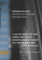 Wisdom Is God