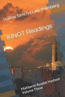 Kinot Readings: Maḥberet Avodat Hashem Volume Three