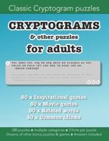 Cryptograms & other puzzles for adults: Education resources by Bounce Learning Kids