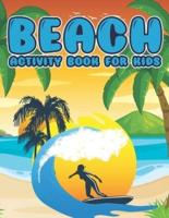Beach Activity Book For Kids: summer beach activity book party favors