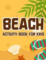 Beach Activity Book For Kids: Beach Theme Printable Busy Book Cut And Glue Game