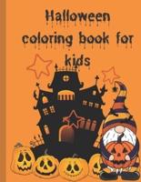 Halloween coloring book for kids: A Halloween coloring book for kids ages 2-8
