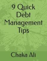 9 Quick Debt Management Tips