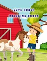 Cute Horse Coloring Books