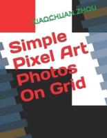 Simple Pixel Art Photos On Grid