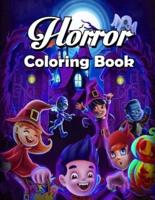 Horror Coloring Book for Kids: Halloween Coloring Book