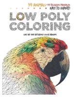 LowPoly Coloring Book   Animals edition: 39 animals with references, from novice to expert!