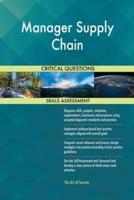 Manager Supply Chain Critical Questions Skills Assessment