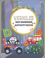 Dot Markers Activity Book With Vehicles, Alphabet and Numbers