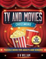 Tv And Movies Crossword Puzzle Book for Adults and Seniors