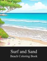 Surf and Sand Beach Coloring Book