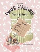 Word Scramble For Quilters