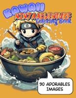 Kawaii Ninja Adventures Coloring Book