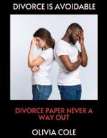Divorce Is Avoidable