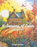 4 Seasons of Color Coloring Book