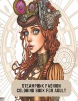 Steampunk Fashion Coloring Book for Adult