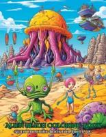 Alien Beach Coloring Book